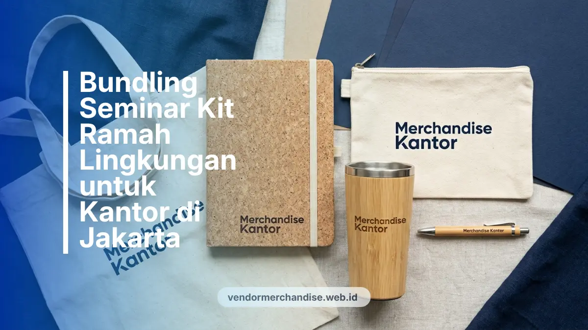 Ilustrasi kombinasi lengkap seminar kit ramah lingkungan