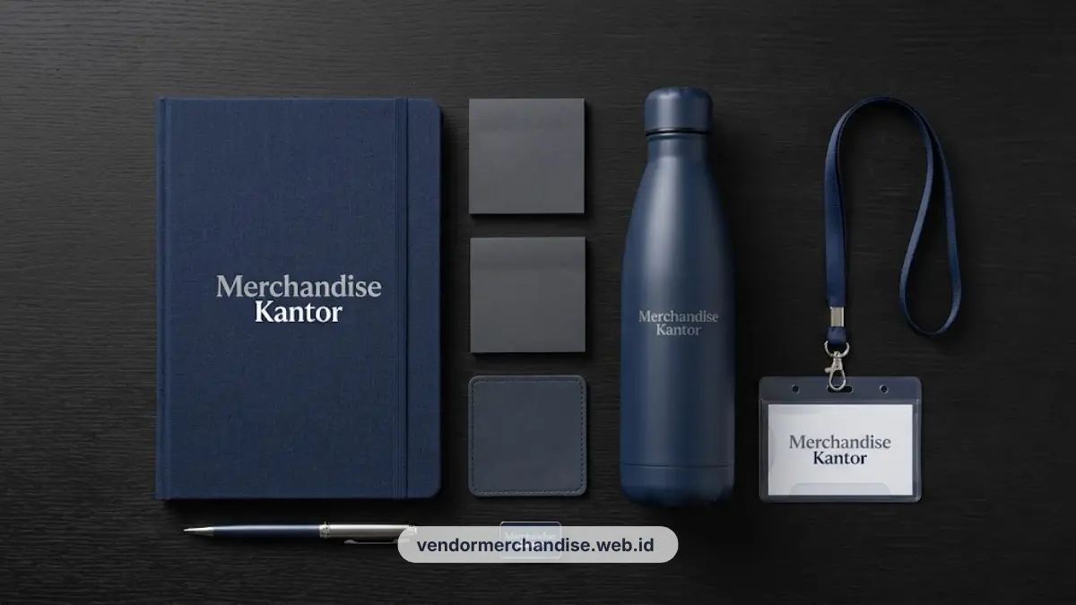 Ilustrasi komponen hampers onboarding kit karyawan baru