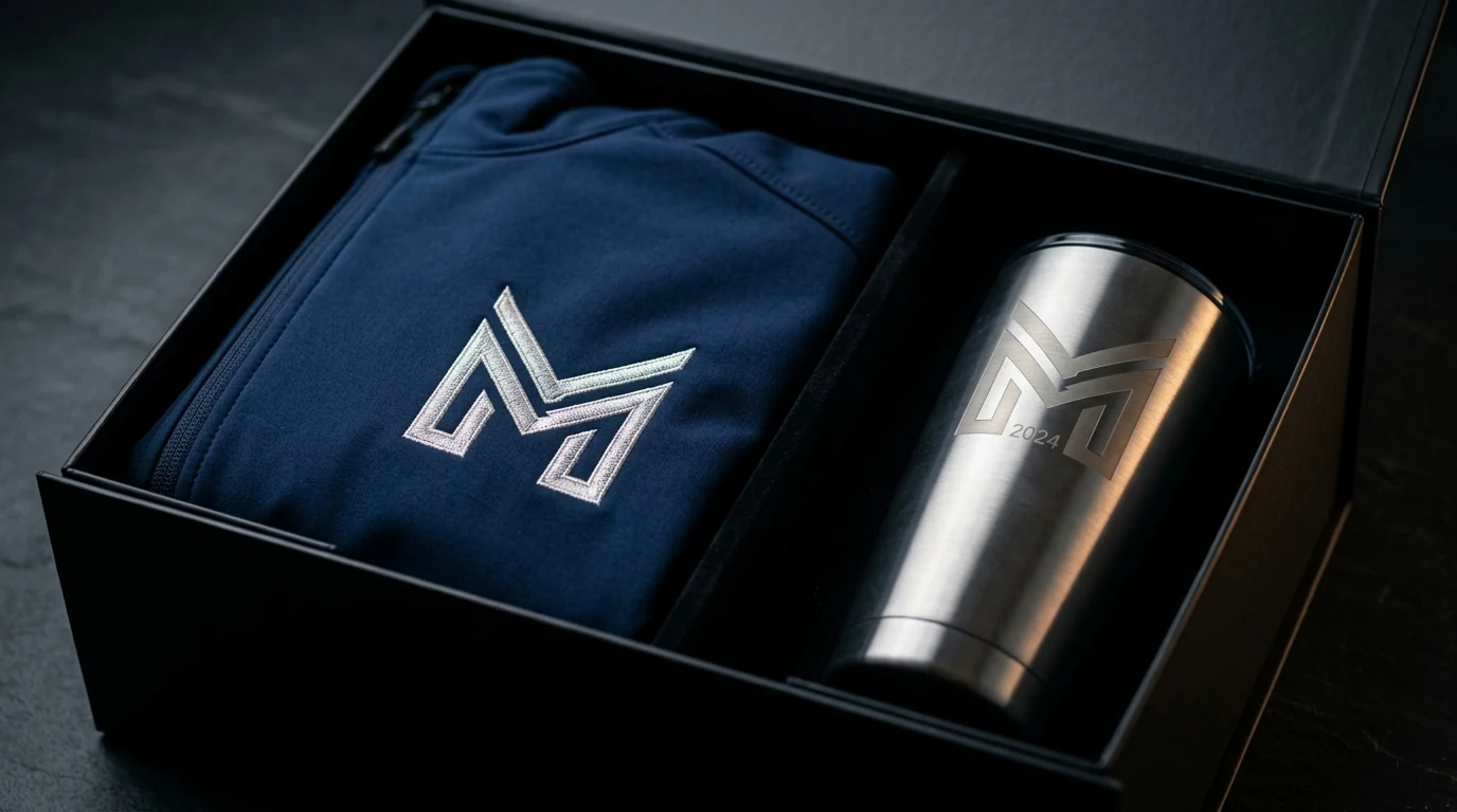 Goodie bag seminar dengan merchandise custom