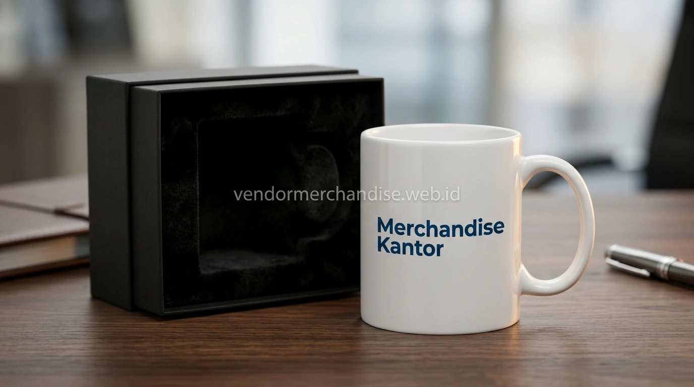 mug merchandise custom logo untuk corporate gift perusahaan