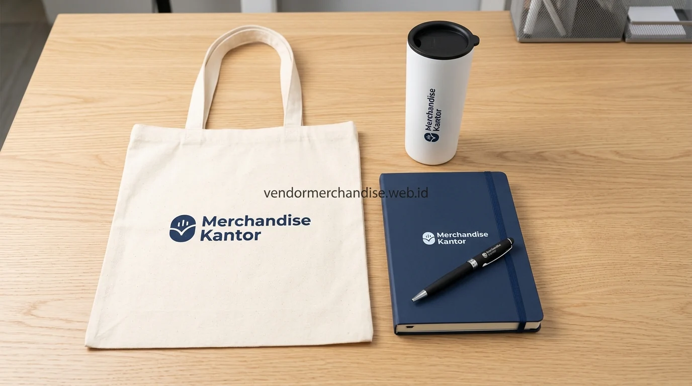 paket merchandise seminar custom logo untuk peserta