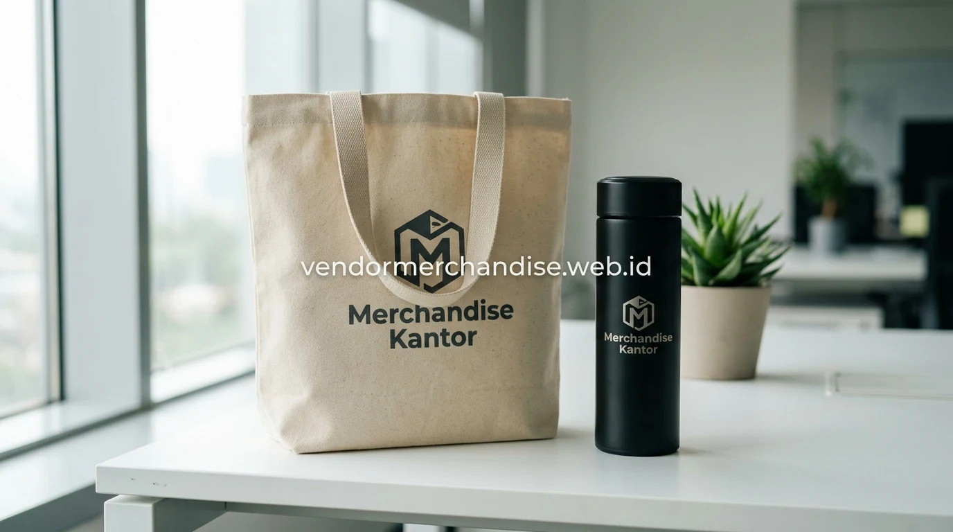 tumbler dan tote bag sebagai souvenir event korporat