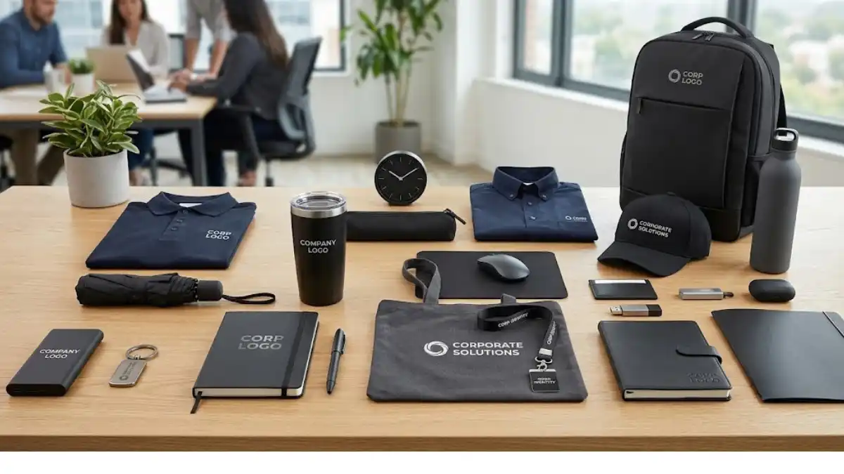 Merchandise kantor custom monokrom meja