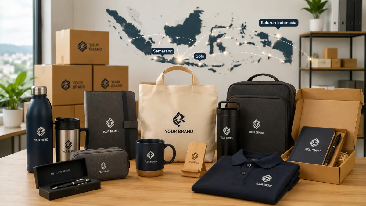 Merchandise Kantor Custom Semarang Solo Seluruh Indonesia