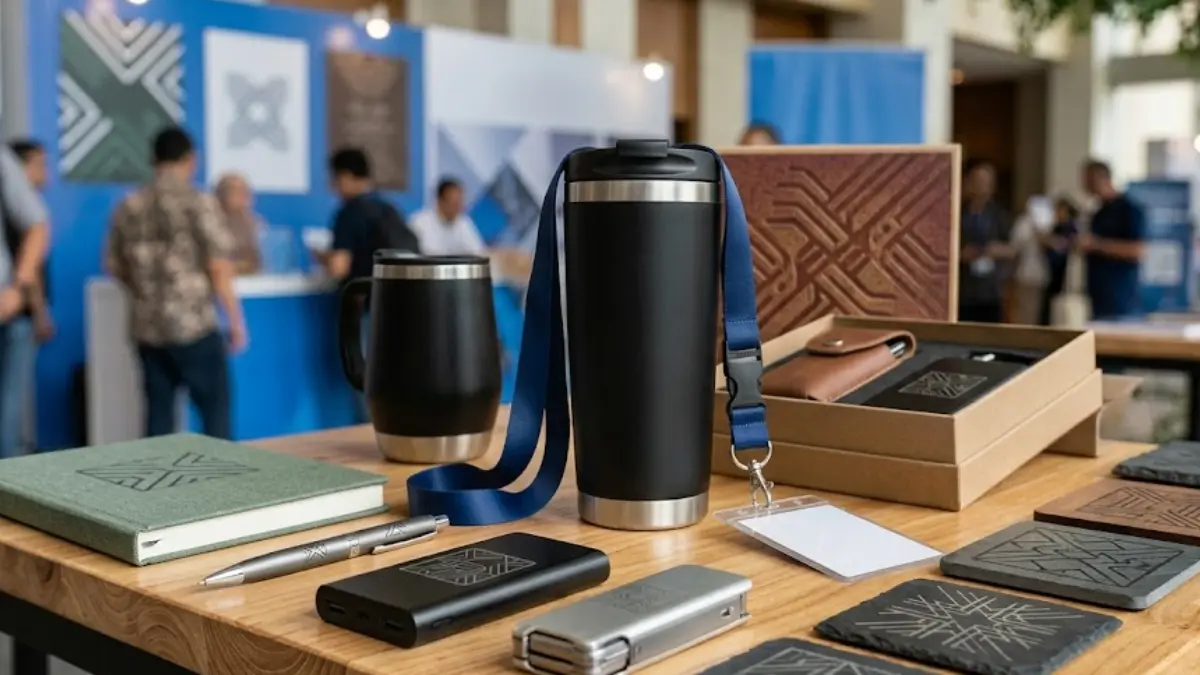 Paket souvenir kantor untuk kebutuhan event dan promosi Perusahaan